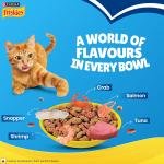 Friskies Seafood Sensations Adult Dry Cat Food, 6kg, Contains Tuna, Salmon, Snapper, Crab & Shrimp Flavours