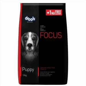 Drools Focus Puppy Super Premium Dry Dog Food, Chicken Flavour, 4kg