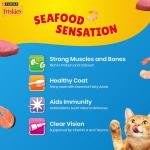 Friskies Seafood Sensations Adult Dry Cat Food, 2.5kg, Contains Tuna, Salmon, Snapper, Crab & Shrimp Flavours