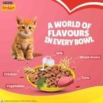 Friskies Kitten Discoveries, 1kg, Contains Tuna, Chicken, Milk, Vegetables & Whole Grain Flavours