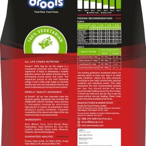 Drools Dry Dog Food All Lifestages 100% Vegetable,3Kg Pack for All Life Stages