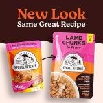 Kennel Kitchen Lamb Chunks in Gravy, 80g (Pack of 12) | Wet Dog Food for Adult & Puppy | Dog Food Gravy with Regionally Sourced Fresh Lamb | Free from Artificial Colours & Preservatives